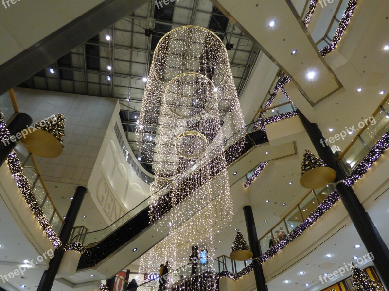 The Shopping Center Trade Market Shopping Arcade Lighting