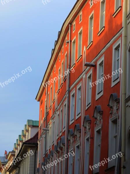 Building Kamienica Color Façades Kraków