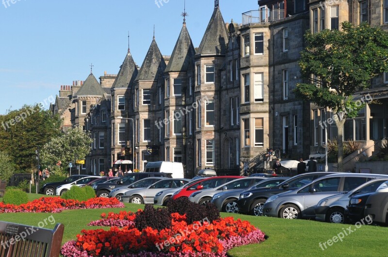 St Andrews Buildings Houses Parking Lot Summer