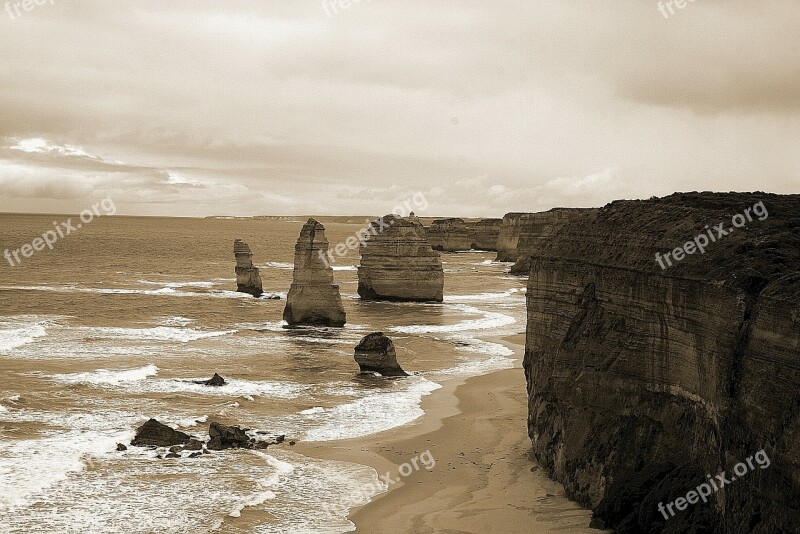 Australia Twelve Apostles Port Campbell National Park Free Photos