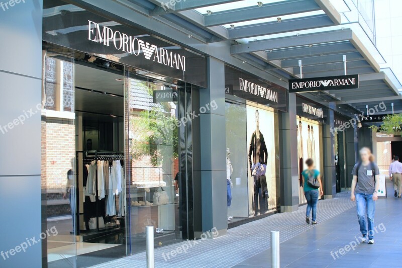 Armani Store Designer Boutique Perth Australia Luxury