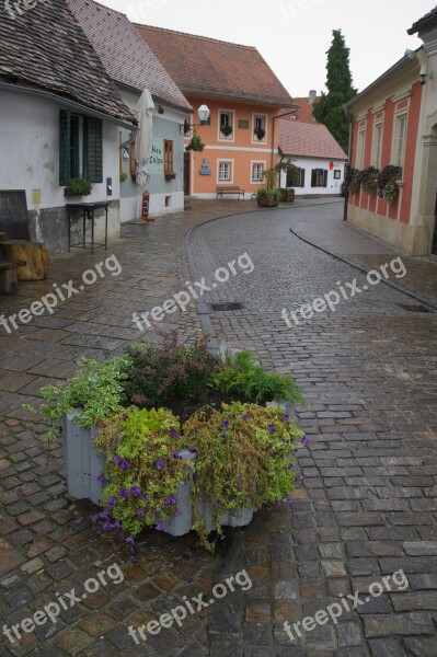 Croatia Varazdin Historic Center Alley Free Photos