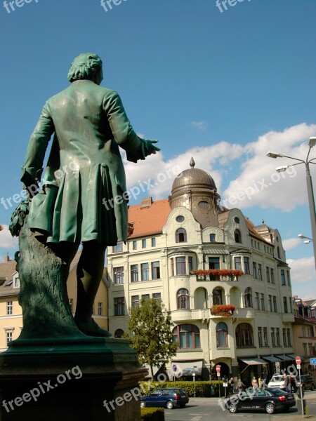 Wieland Monument Still Image Bronze Weimar