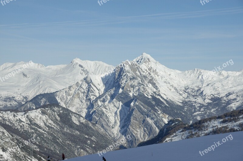 Mont Blanc Chamonix Mountain Mountaineering Free Photos