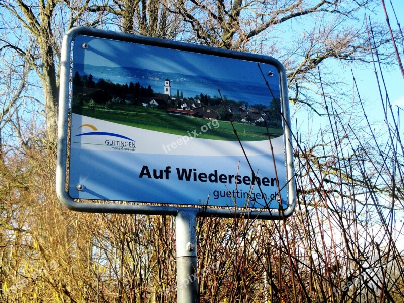 Hiking Shield Metal Good Bye Shield Of The Municipality