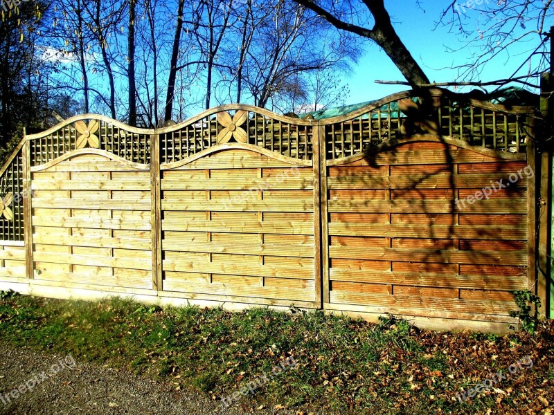 Fence Wood Fence Ruffled Top Structure Symbols Clovers