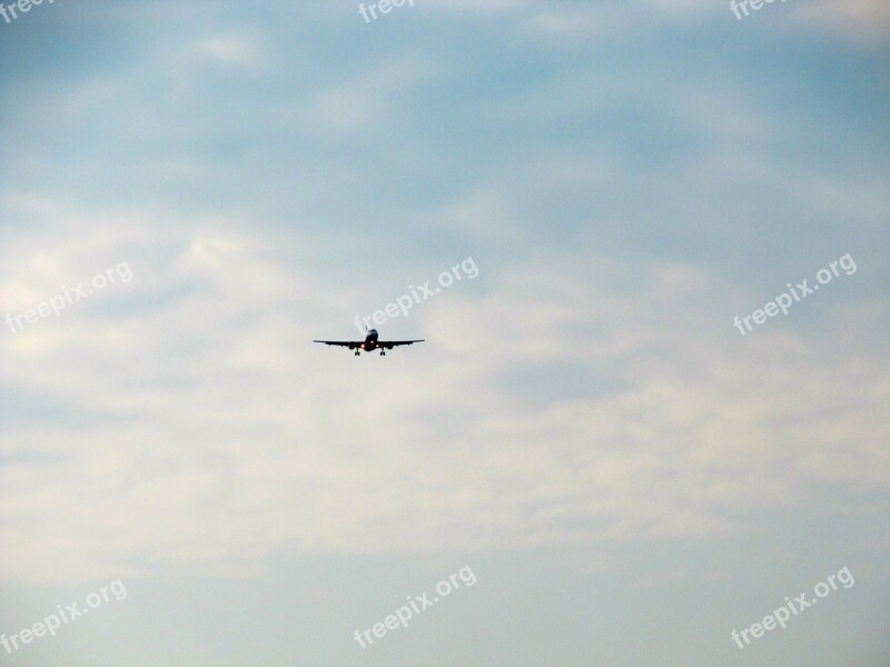 Sky Skies Silhouette Planes Clouds