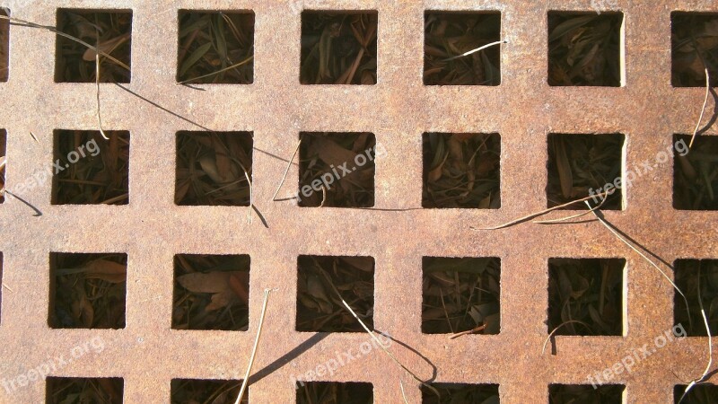 Grating Detail Forging Wrought Iron Metal