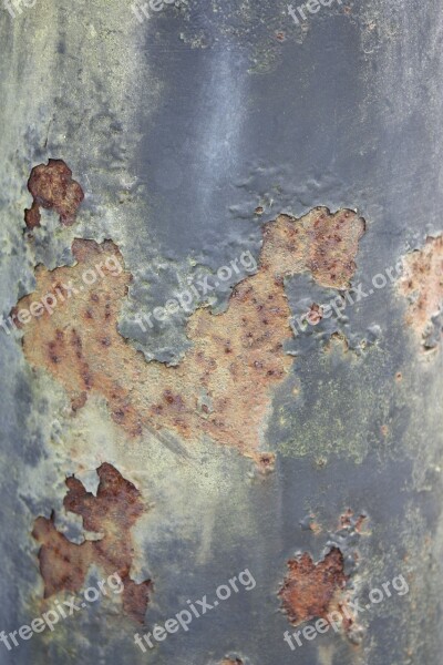 Flaking Rust Paint Texture Background