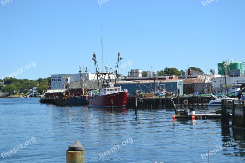 Fishing Boat Fishing Boat Harbor Fisherman