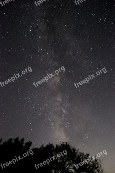 Milky Way Star The Night Sky Japan Night