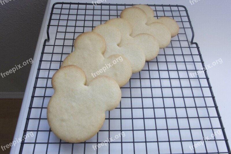 Mickey Mouse Cookie Cookie Baking Mouse Ears Sugar Cookie