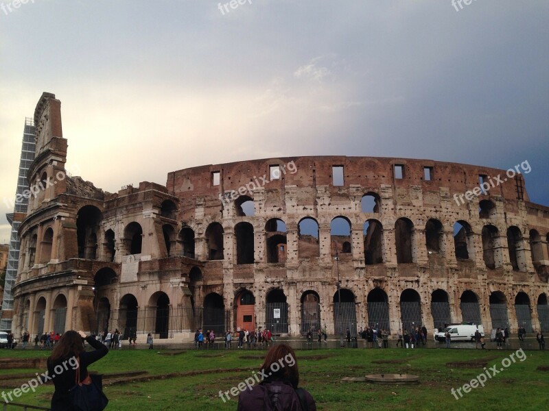 Colosseum Rome Roman Free Photos