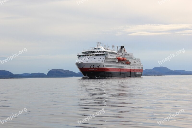 Sea Ferry Water Norge Ship