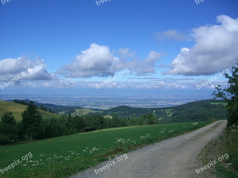 Away Trail Outlook Black Forest Rhine Valley