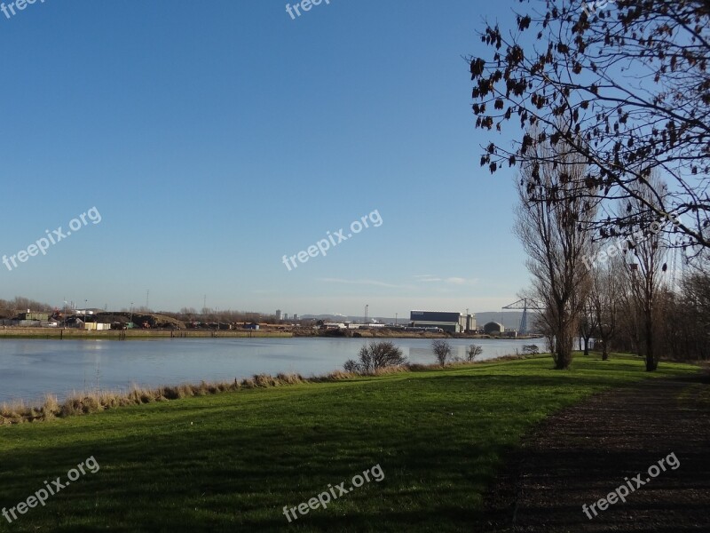 Bridge River Industry Tees Middlesbrough