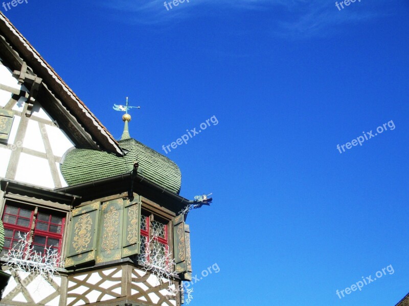 Architecture Bay Window Truss Tower Onion Tower Spire