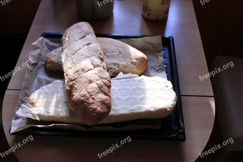 Bread Baked Loaf Of Bread Sheet Free Photos