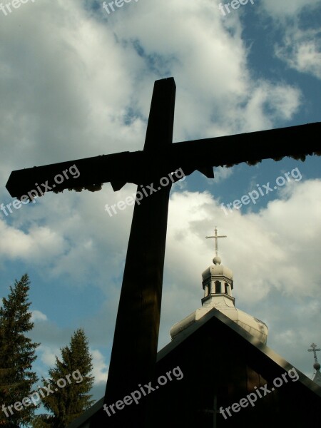 Cross Church Sky Free Photos