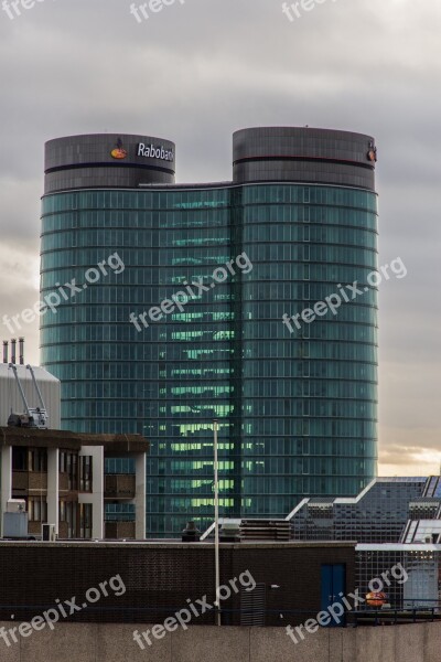 Bank Building Rabobank Financial Sector Glass