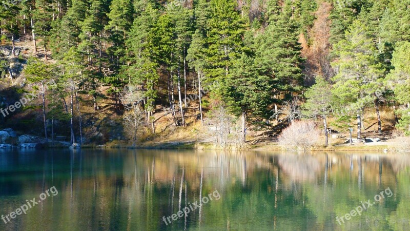 Lake Landscape Nature Reflection Water