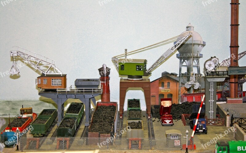 Model Layout Model Cranes Dock Cranes Coal Yard Bunkers