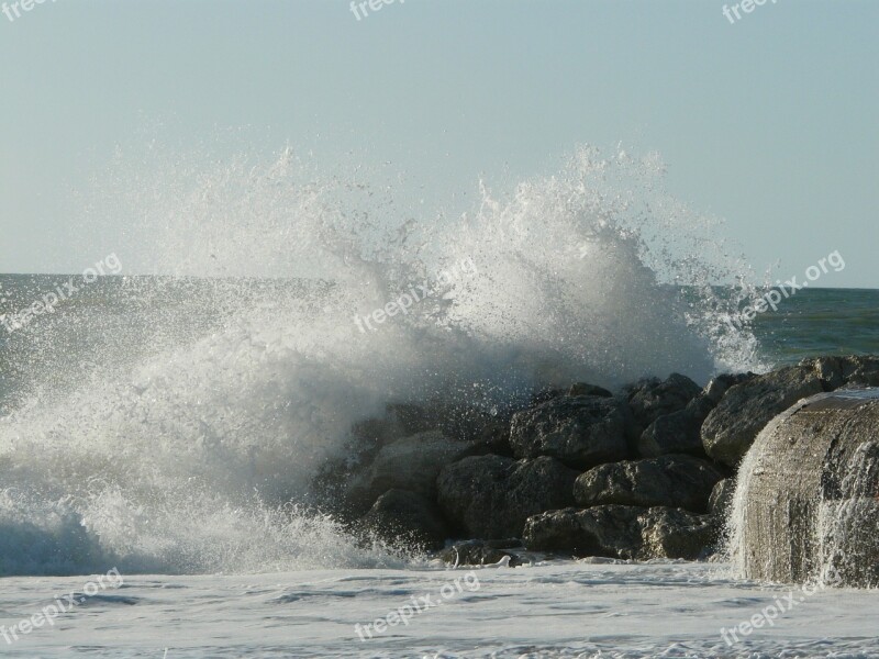 Sea Ocean Side Atlantic France