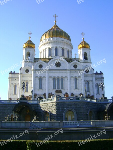 Temple Church Moscow Dome Russia