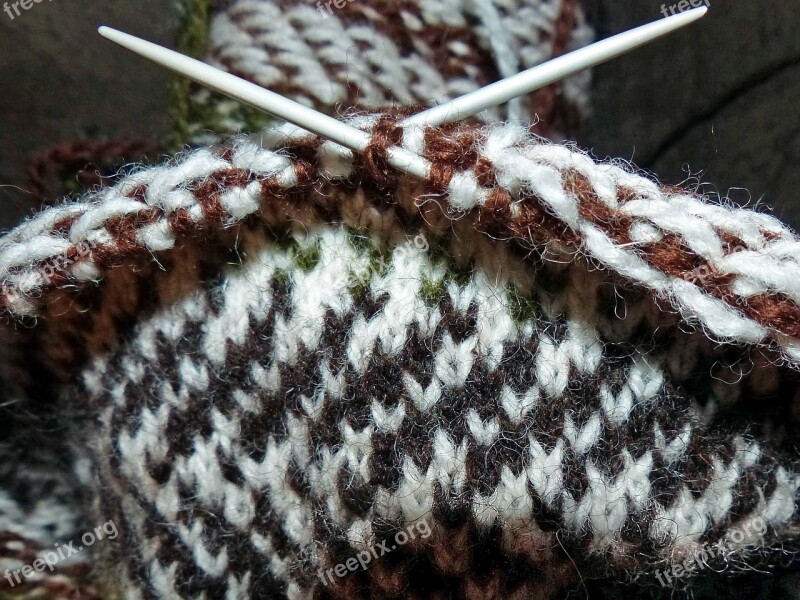 Strikketøy Knit Hand Work Knitting Needles Pattern