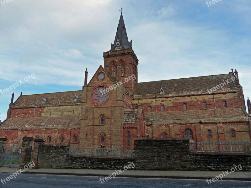 St Magnus Katerdral Orken Islands Kirkwall Free Photos