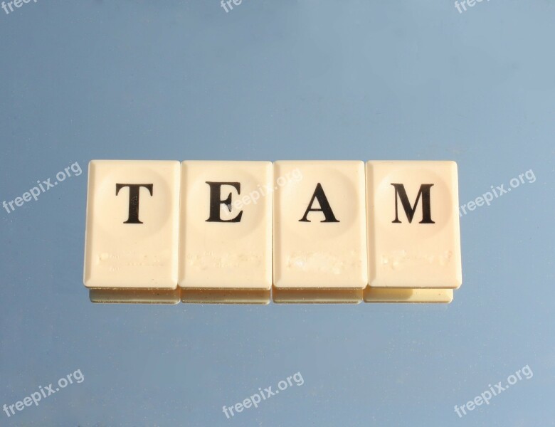 Team Figures Play Stone Letters Large