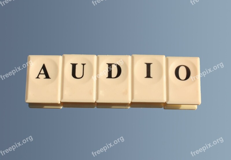 Audio Play Stone Letters Large Set