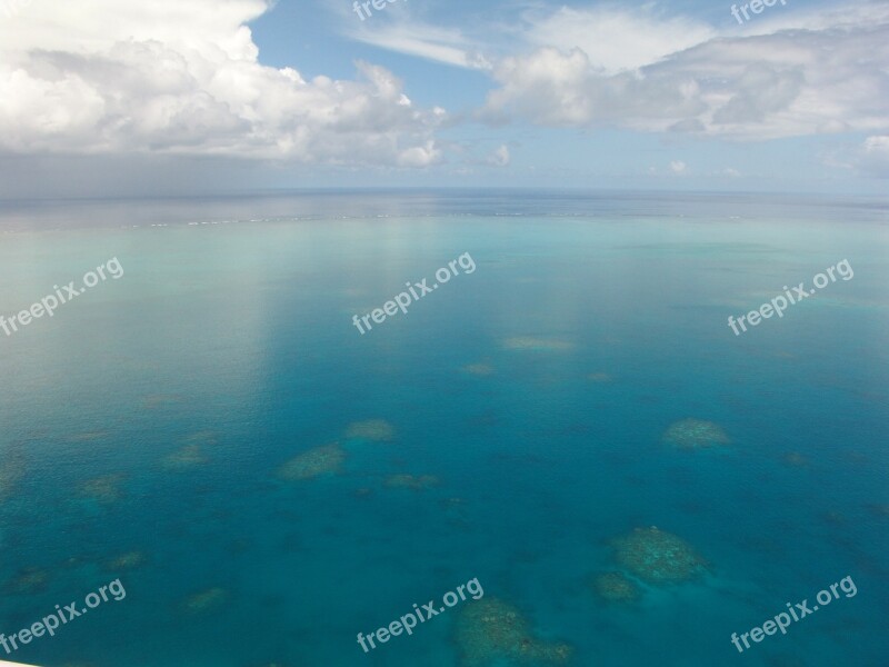 Great Barrier Reef Diving Coral Ocean Pacific