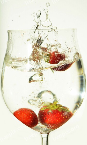 Strawberries Fresh Water Fruit Spray