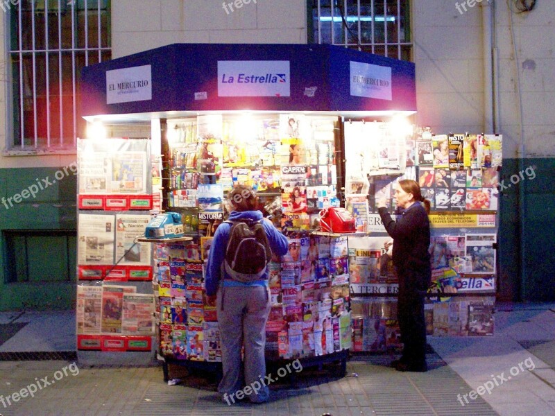 Newsstand Valparaiso Chile Free Photos