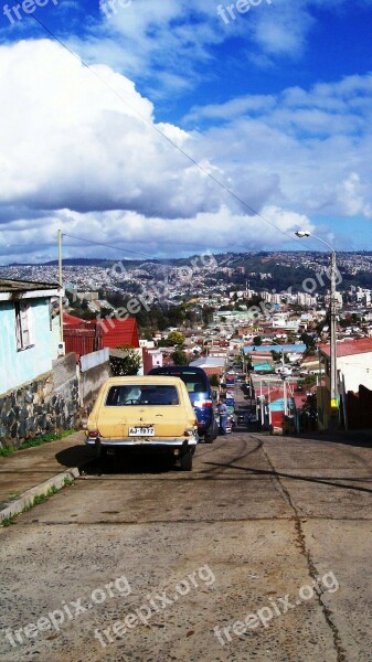 Viña Del Mar Chile Cars City Urban