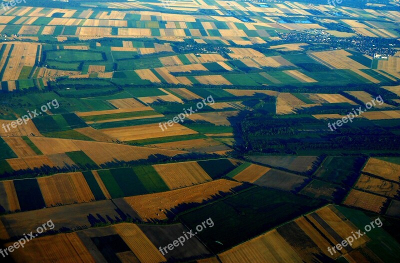 Earth Plow Parcel Aerial Photo Agriculture