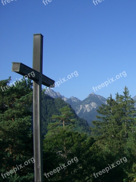 Cross Summit Cross Firs Mountains Allgäu Alps