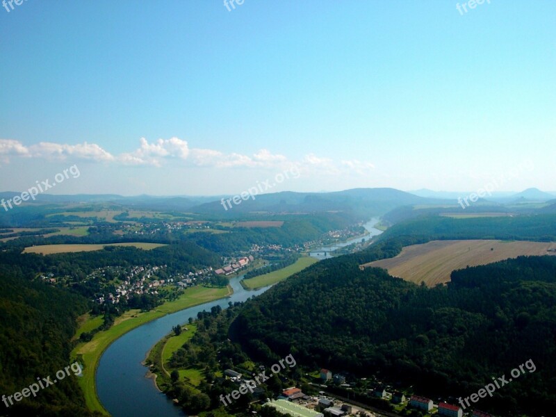 Elbe Valley Elbe River Nature Park Landscape