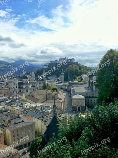 Salzburg Austria Fortress Hohensalzburg Fortress Free Photos