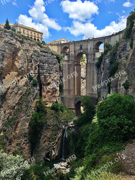 Ronda Spain Europe Architecture Bridge