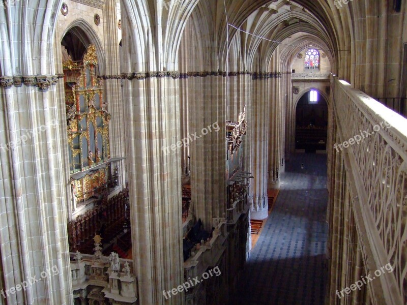 Salamanca Spain Cathedral Inside Church