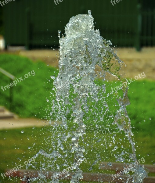 Water Fountain Water Games Inject Bubble