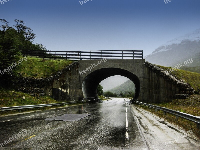 Bridge Architecture Argentina Moisture Rainy