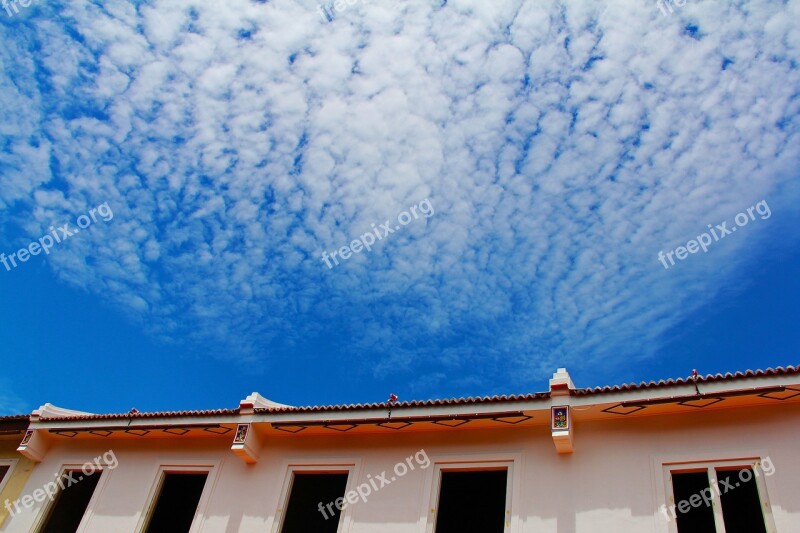 Blue Sky Cloud Old Town Malacca