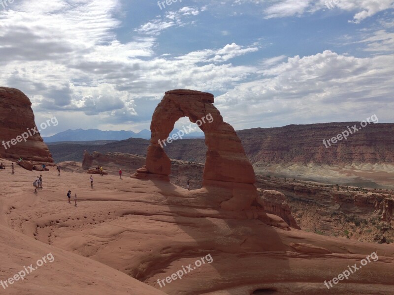 Arches Arches National Park Utah Landscape Moab