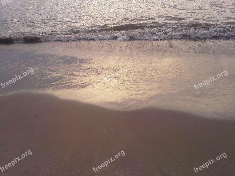 Beach Shore Sunset Free Photos