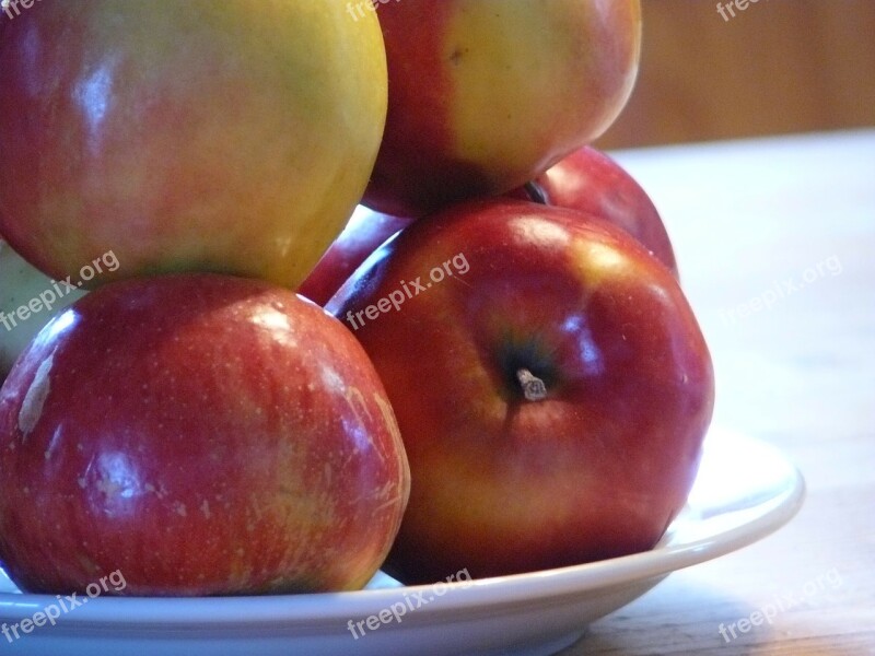 Apple Fruit Vitamins Fresh Healthy