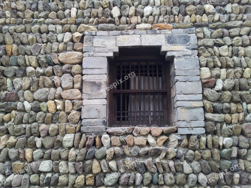 Window China History Village Stone