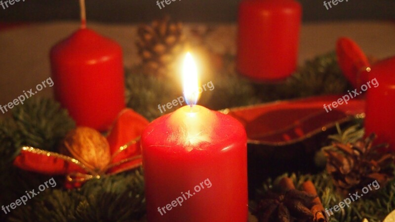 Advent Advent Wreath Candle Free Photos